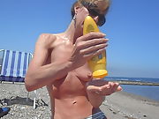 Slip into smooth, supple skin with our Tan Lotion Time Hope You Enjoyed Small Tits Beach Wife